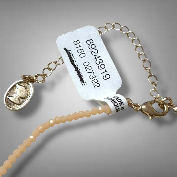 Free People Ariana Ost Sunlight Choker in Citrine NWT Sun Charm Bohemian Dainty - Picture 12 of 16